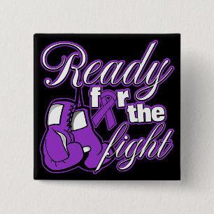 Bauchspeicheldrüsenkrebs-Handschuhe bereit zum Button