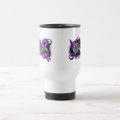 Bauchspeicheldrüsenkrebs-Hoffnungs-Garten-Band Reisebecher (Mittel)