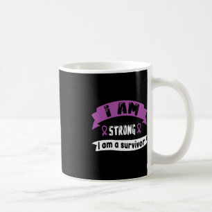 Bauchspeicheldrüsenkrebs Ich bin stark, ich bin ei Kaffeetasse
