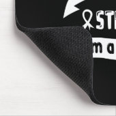 Bauchspeicheldrüsenkrebs Ich bin stark, ich bin ei Mousepad (Ecke)