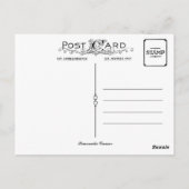 Bauchspeicheldrüsenkrebs Postkarte (Rückseite)