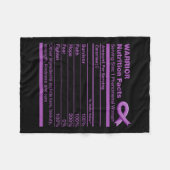 Bauchspeicheldrüsenkrebs Spaß Bauchspeicheldrüsenk Fleecedecke (Vorderseite (Horizontal))