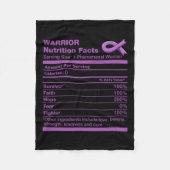 Bauchspeicheldrüsenkrebs Spaß Bauchspeicheldrüsenk Fleecedecke (Vorderseite)