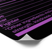 Bauchspeicheldrüsenkrebs Spaß Bauchspeicheldrüsenk Poster (Ecke)