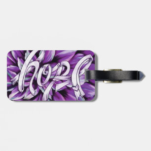 Bauchspeicheldrüsenkrebsblumenhoffnungsprodukte Gepäckanhänger