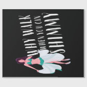 Bauchtanz Geschenkpapier (Flach)