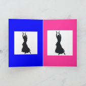 Bauchtanz-Grußkarte Karte (Innenseite)