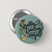 Bauchtanz Raqs Bauchtänzerin                    Button (Vorne & Hinten)