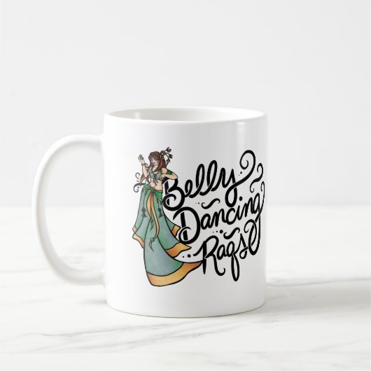 Bauchtanz Raqs Bauchtänzerin Kaffeetasse (Links)