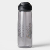 Bauchtanz Raqs Bauchtänzerin Trinkflasche (Rückseite)