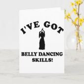 Bauchtanzentwürfe Karte (Gelbe Blume)