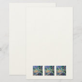 Bauchtänzer aus dem Nahen Osten mit Pastelschleier Briefpapier (Vorne/Hinten)