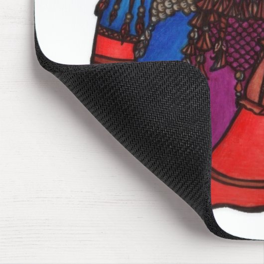 Bauchtänzer der Tribal Line Mousepad (Ecke)