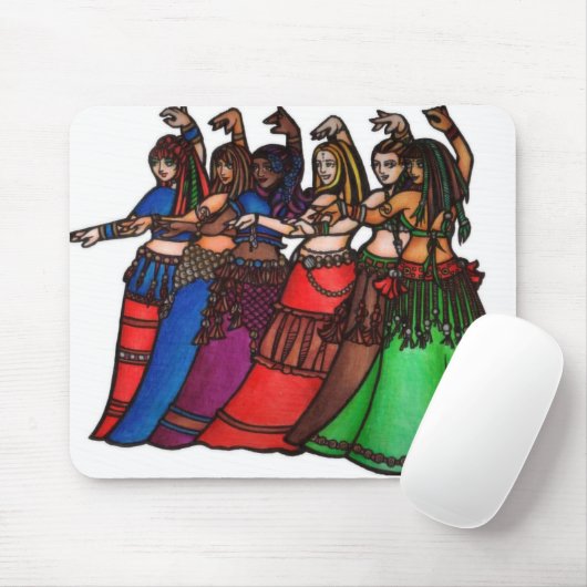 Bauchtänzer der Tribal Line Mousepad (Mit Mouse)