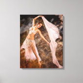 Bauchtänzer im Nahen Osten Leinwanddruck (Vorderseite)