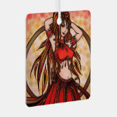 Bauchtänzer Ornament Aus Metall (Vorderseite Rechts)