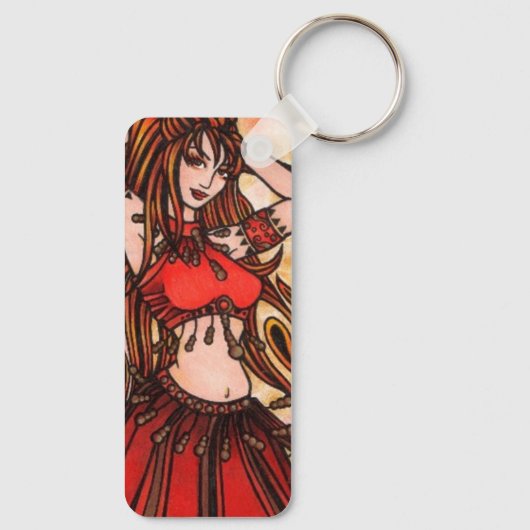 Bauchtänzer Schlüsselanhänger (Rückseite)