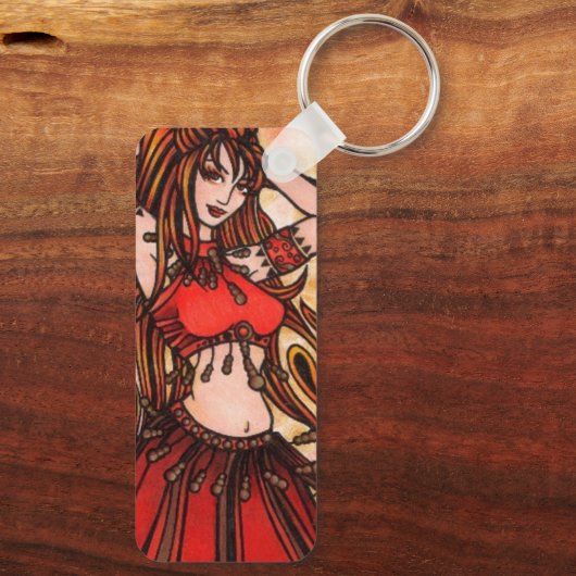 Bauchtänzer Schlüsselanhänger (Rückseite)