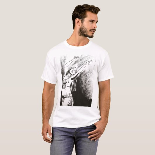 Bauchtänzerin für Wohltätigkeit T-Shirt (Vorne ganz)