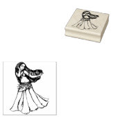 Bauchtänzerin                                      gummistempel (Stempel)