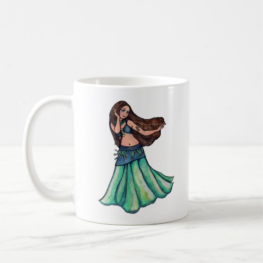 Bauchtänzerin kaffeetasse (Links)