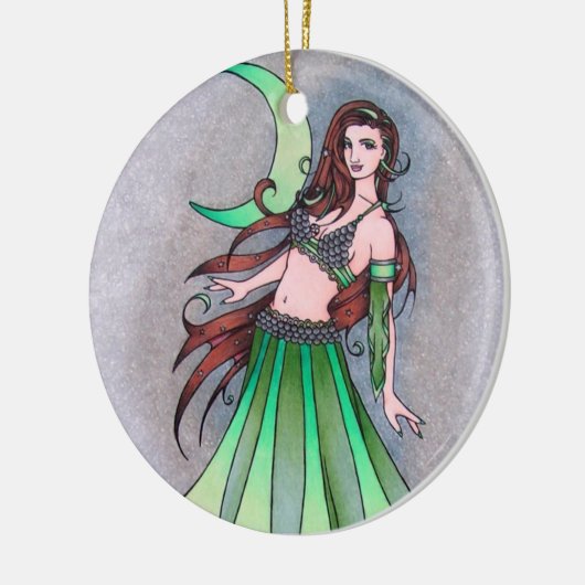 Bauchtänzerin Keramikornament (Links)