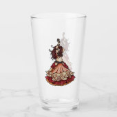 Bauchtänzerin mit Zillen Glas (Vorderseite)