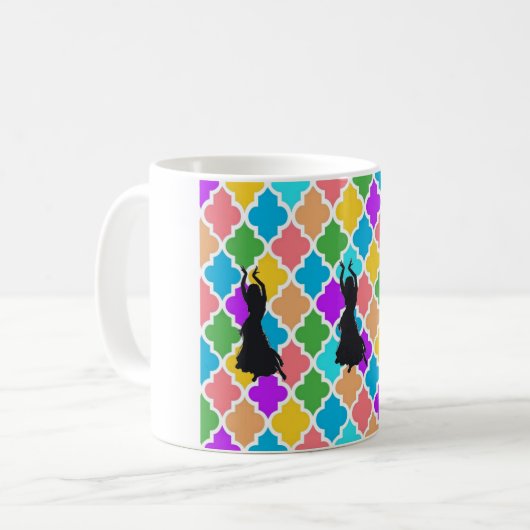 Bauchtänzerin-Tasse Kaffeetasse (Vorderseite Links)