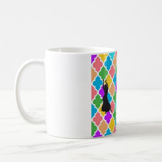 Bauchtänzerin-Tasse Kaffeetasse (Links)