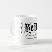 Bauchtänzerin-Tassen-Schwarzes Kaffeetasse (Vorderseite Links)