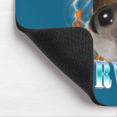 Bauchweh-Überlebender Hamster Meme Lustiger Spruch Mousepad (Ecke)
