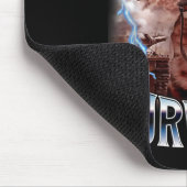 Bauchweh-Überlebender lustiger Katzen-Meme hat heu Mousepad (Ecke)