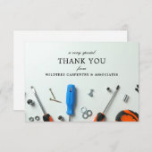 Baucluster | Ein besonderer Dank Mitteilungskarte (Vorne/Hinten)