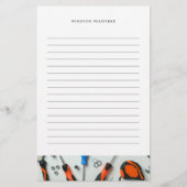 Baucluster | Liniert Briefpapier (Vorderseite)