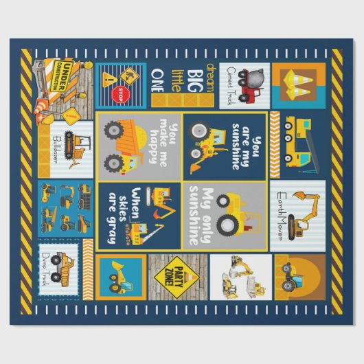 Baudecke, Baugeschenke Geschenkpapier (Flach)