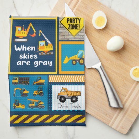 Baudecke, Baugeschenke Geschirrtuch (Viertel Falte)