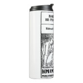 Baudelaire Vintage Poetry Book Thermosbecher (Nach links gedreht)