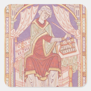 Baudemond Schreiben Quadratischer Aufkleber