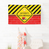 Baudenkmal Geburtstagspartei personalisiert Banner (Insitu)