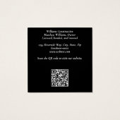 Baudienstkarte (Rückseite)