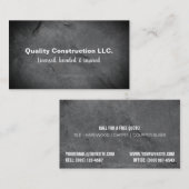 Baudienstkarte Visitenkarte (Vorne/Hinten)