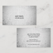 Baudienstkarten Visitenkarte (Vorne/Hinten)