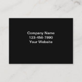 Baudienstkarten Visitenkarte (Rückseite)