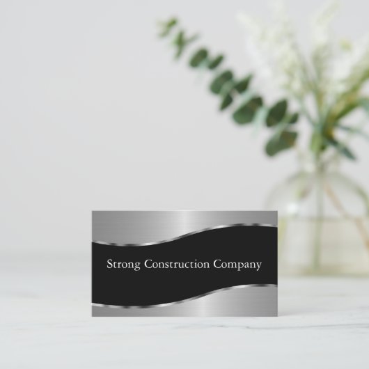 Baudienstkarten Visitenkarte (Stehend Vorderseite)