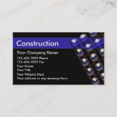 Baudienstkarten Visitenkarte (Vorderseite)