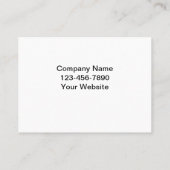 Baudienstkarten Visitenkarte (Rückseite)