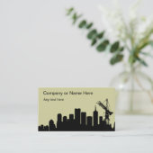 Baudienstkarten Visitenkarte (Stehend Vorderseite)