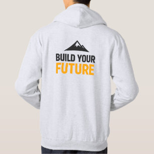 Baue Deine Zukunft Minimalist Motivations Hoodie