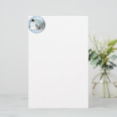 Baue einen Schneemann Briefpapier (Stehend Vorderseite)