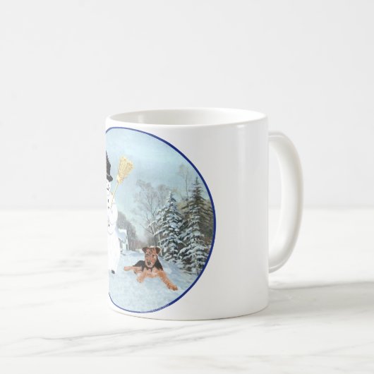 Baue einen Schneemann Kaffeetasse (VorderseiteRechts)